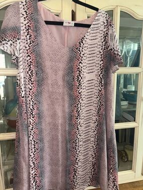 Women’s Buddy Love Snake-Print Dress